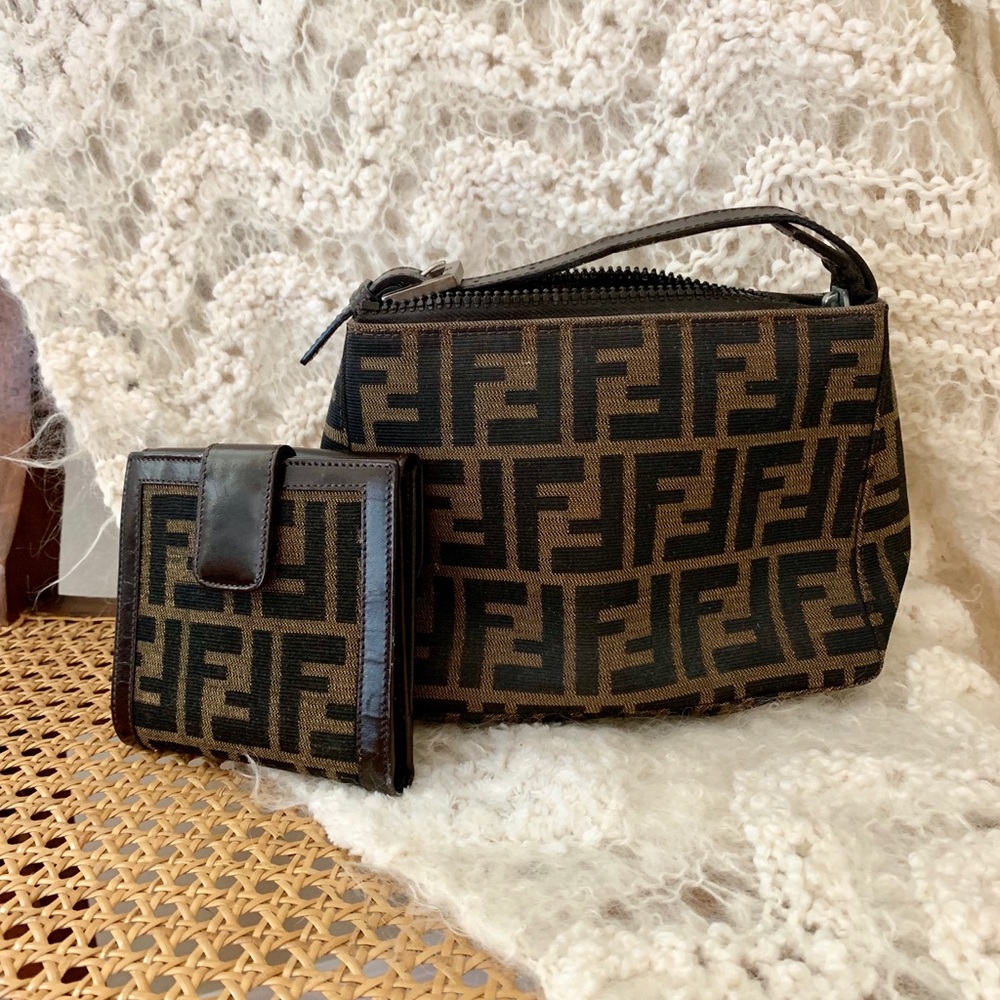 Small Fendi handbag and Fendi wallet